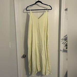 Haven Well Within | Light Yellow Maxi Dress | Size Medium